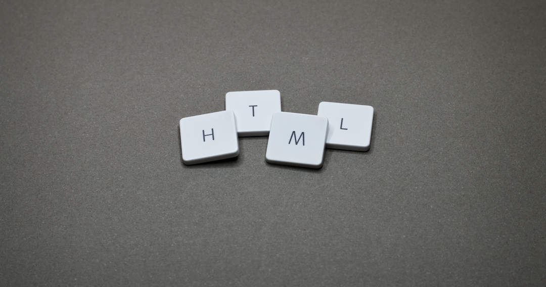 HTML letters - Photo by Miguel A. Padrinan from Pexels 