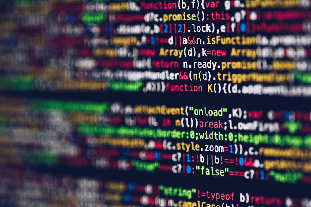 Screen with code