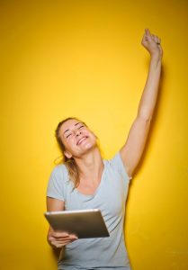 Lady cheering - Lady cheering Credit: Pexels Andrea Piacquadio