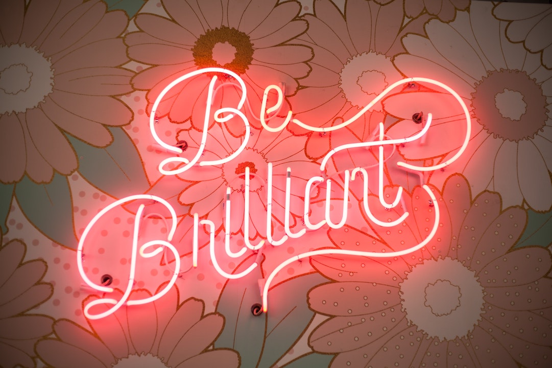 Be brillant in neon. Subject line
