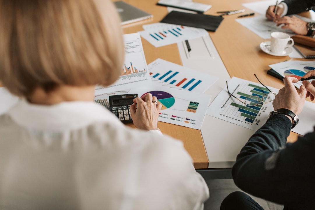 Agencies infront of Sales chart - Photo by Vlada Karpovich - Pexels