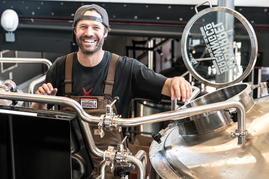 Small Business Saturday - image of a brewer