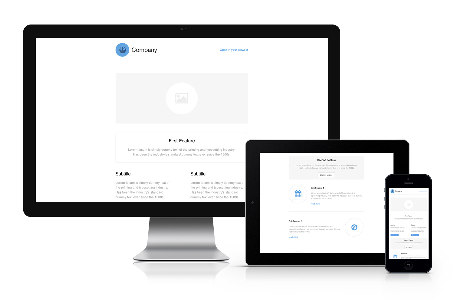 basic email template free download cakemail basic newsletter template