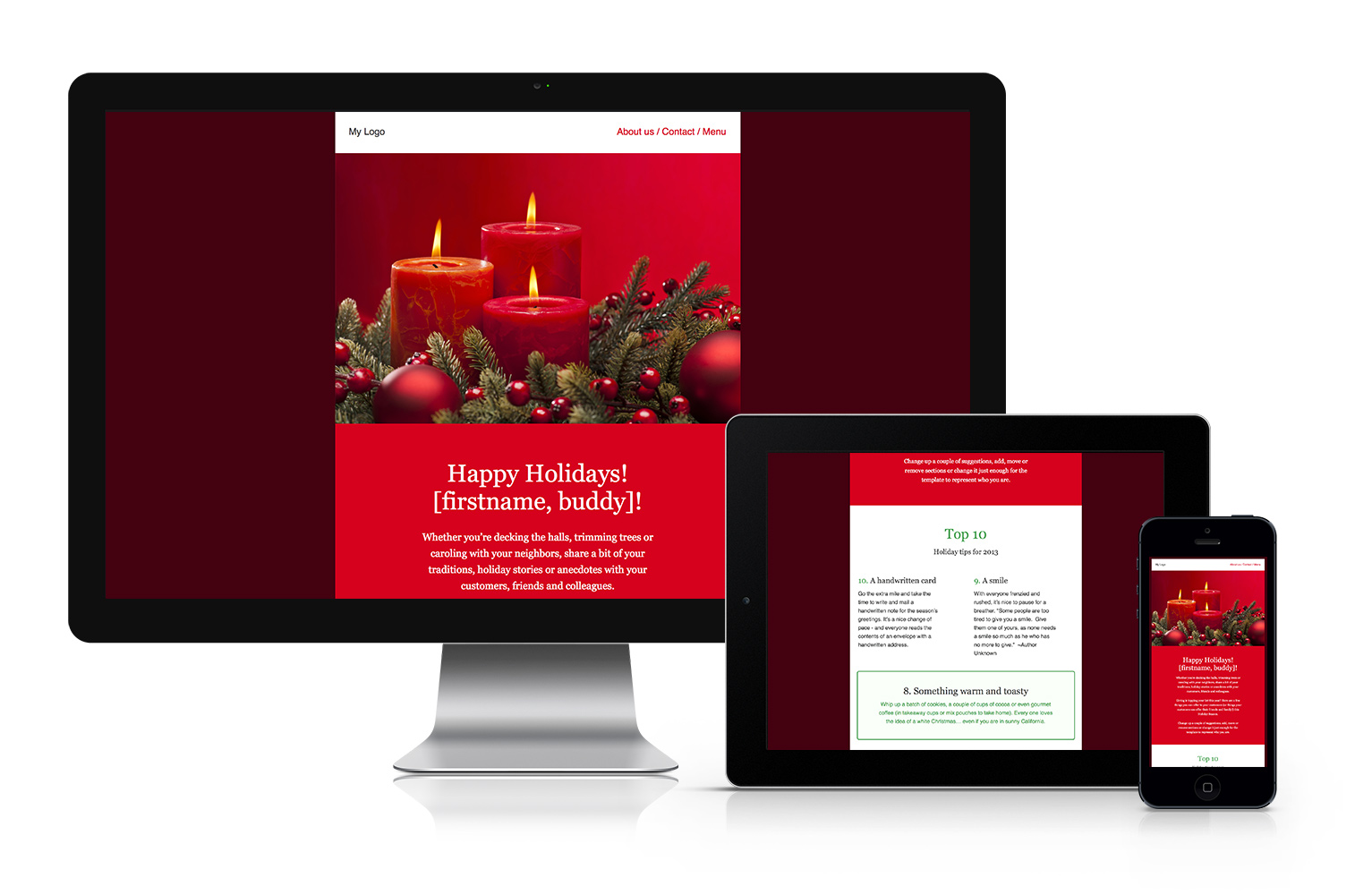 Christmas Email Template Free Download Cakemail