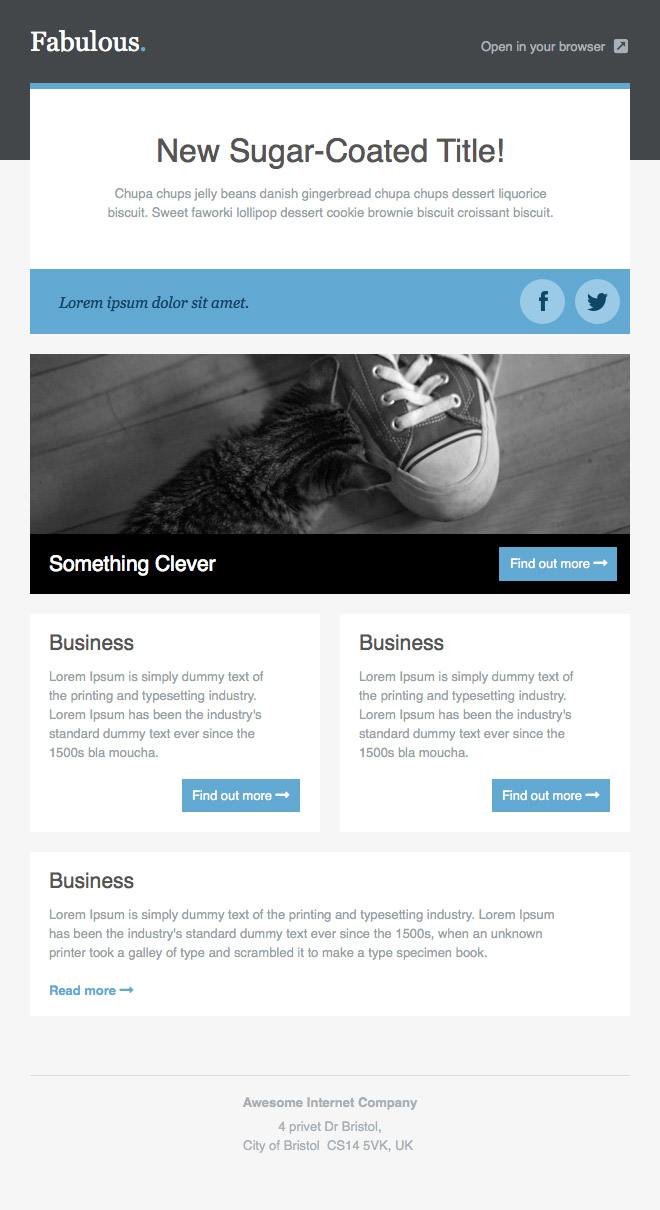 Newsletter Templates Free Email Templates Cakemail Com